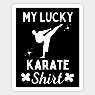 Lucky Karate Tee Sticker